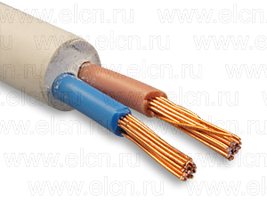 ПВС 2х0,75 белый